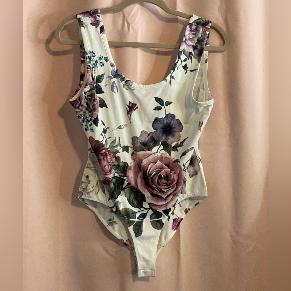 Charlotte Russe womens Bodysuit - Pink and Purple